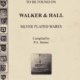 Walker and Hall Date letters