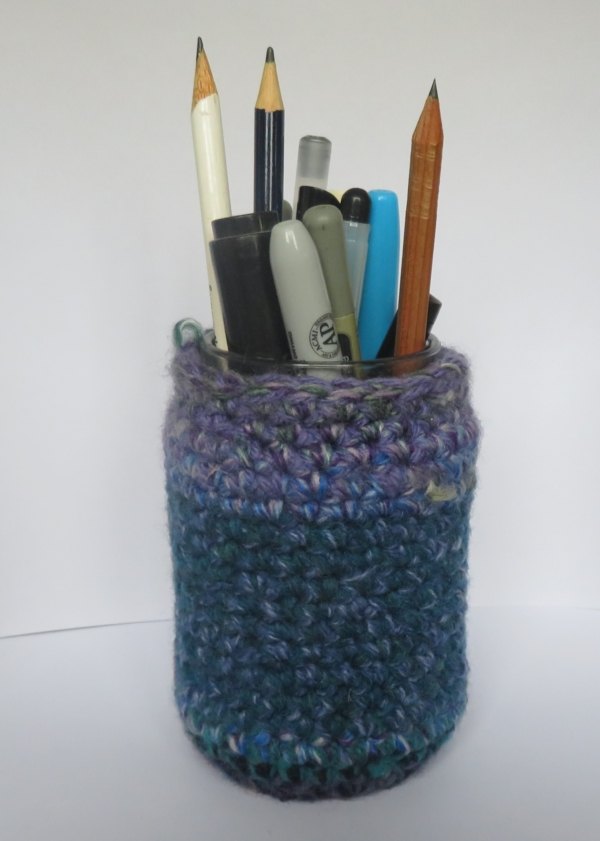 Hand crocheted pot cover