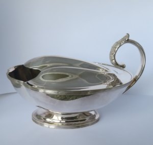 Victorian Silver Plated Spoon Warmer by Walker and Hall 1888