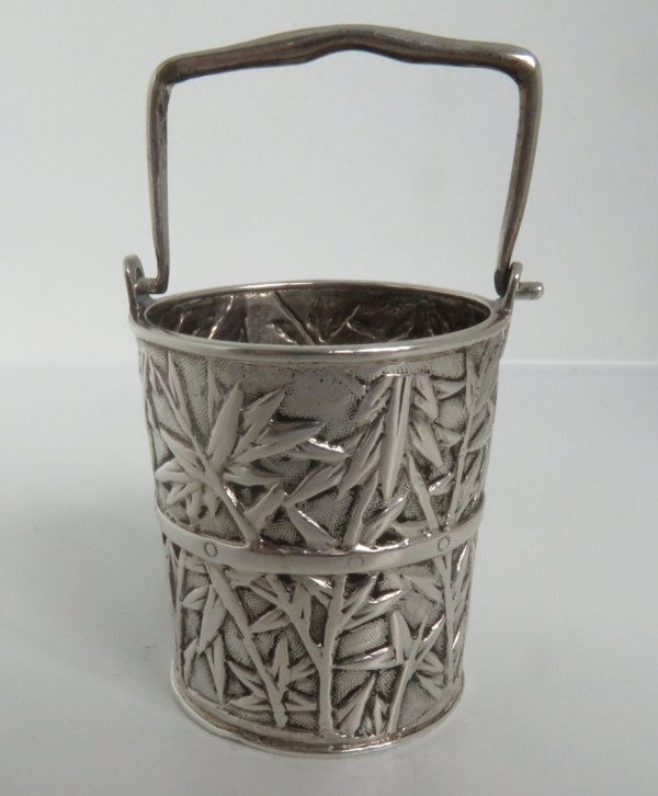 Chinese silver pail