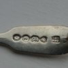 Sterling Silver Fiddle Salt Spoon by Lias Brothers London 1834